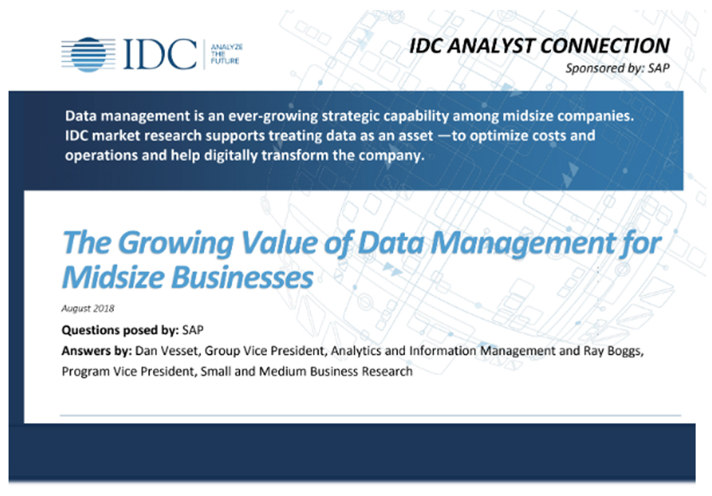 The Growing Value of Data Management for Midsize Businesses