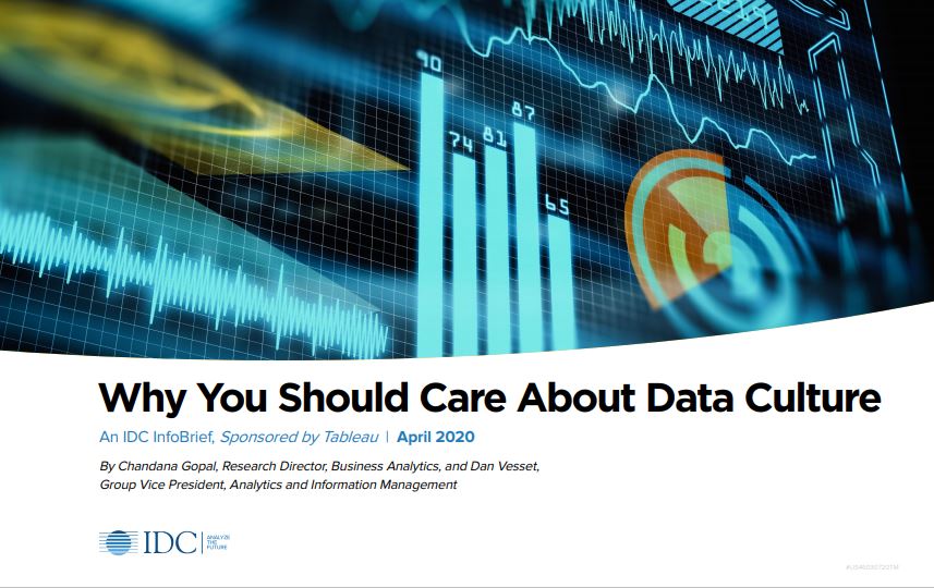 Why You Should Care About Data Culture- An IDC InfoBrief